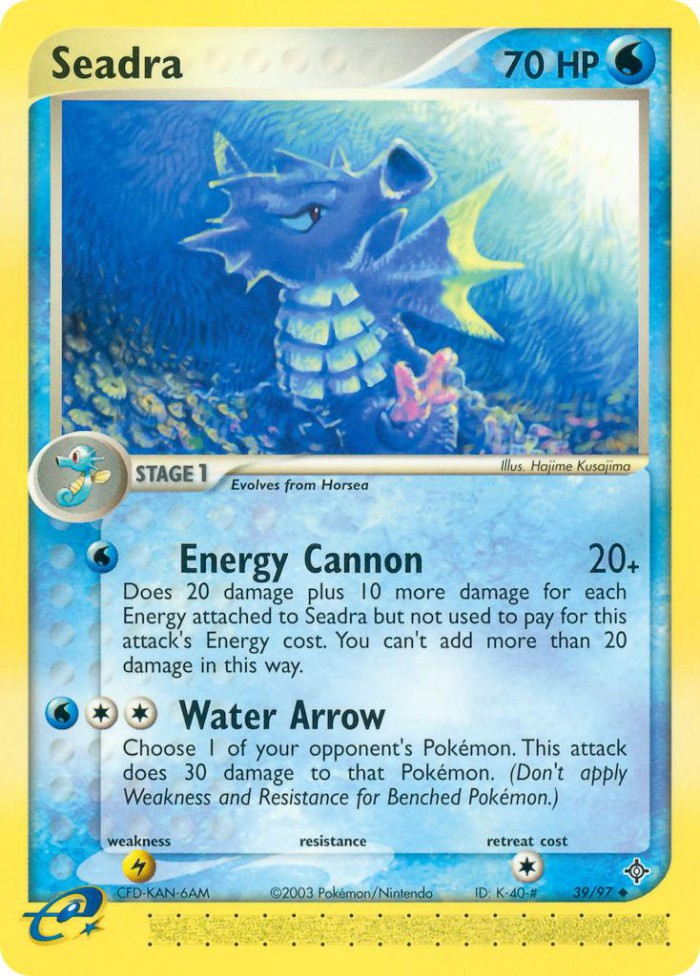 Carte Pokémon: Seadra [Hypocéan]