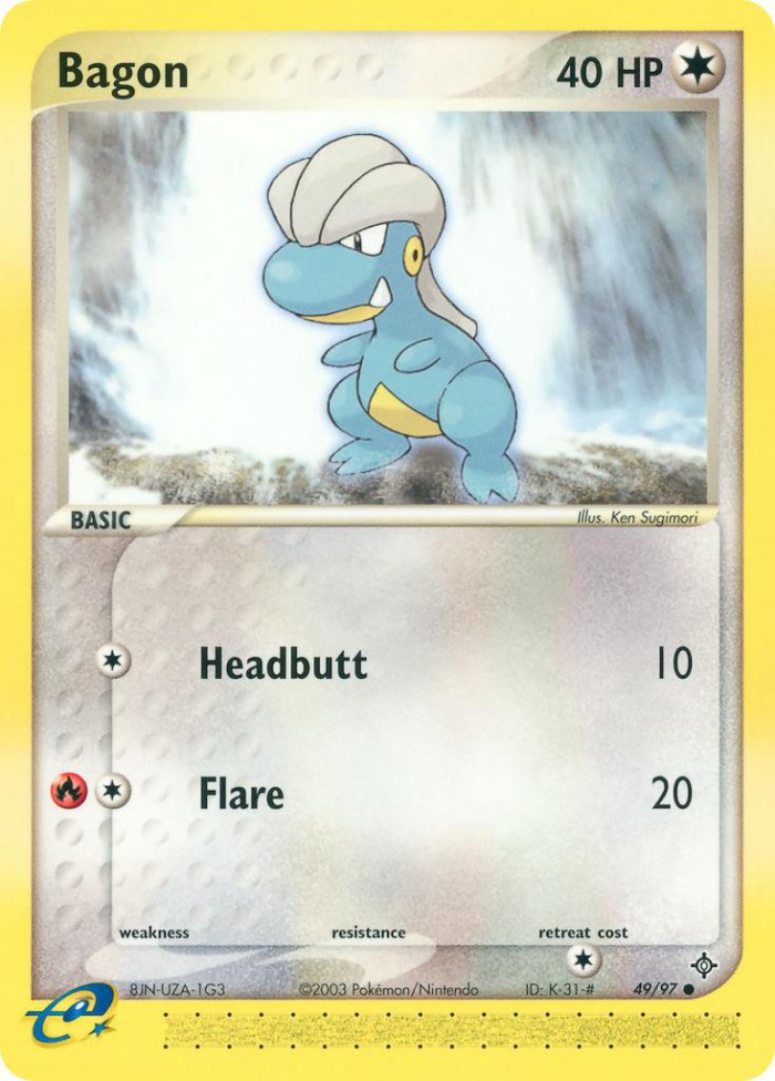 Carte Pokémon: Bagon [Draby]