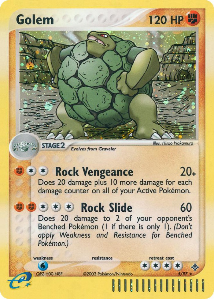 Carte Pokémon: Golem [Grolem]