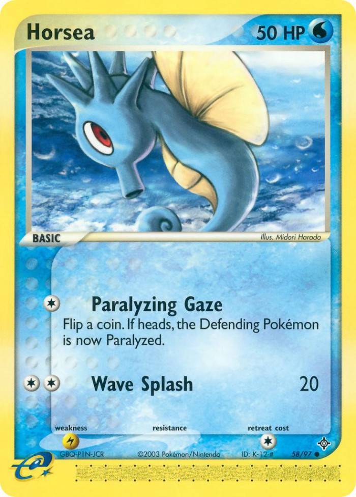 Carte Pokémon: Horsea [Hypotrempe]