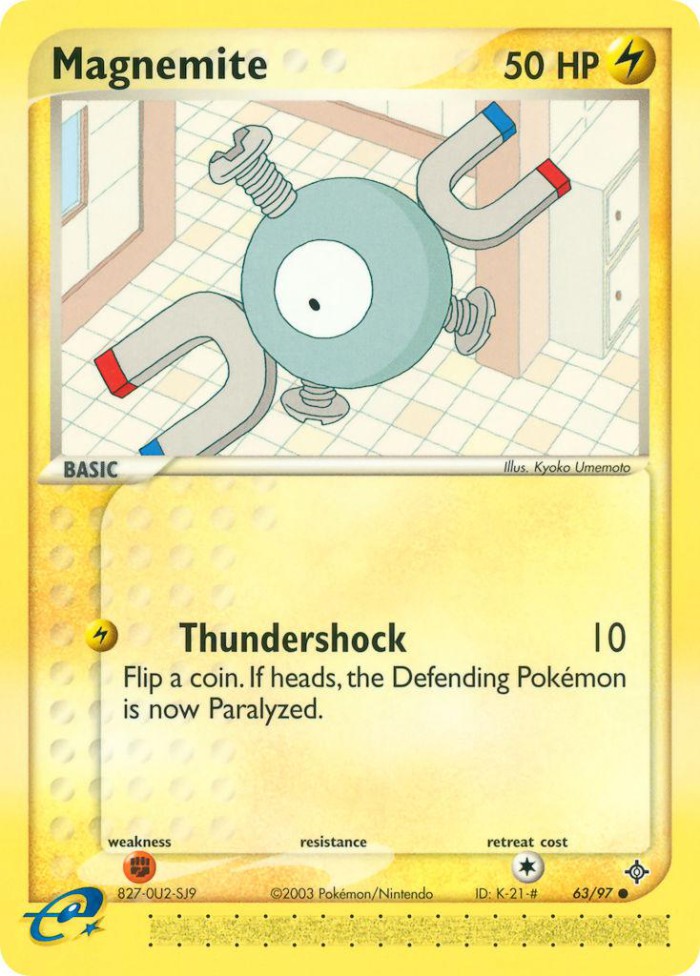 Carte Pokémon: Magnemite [Magnéti]