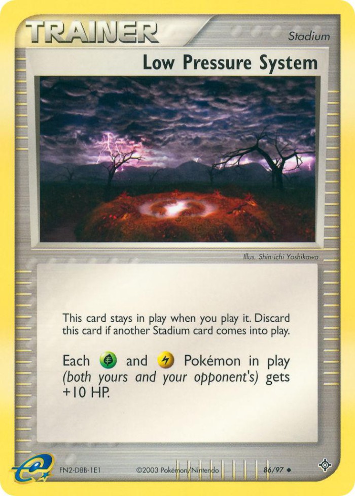 Carte Pokémon: Low Pressure System [Système à basse pression]