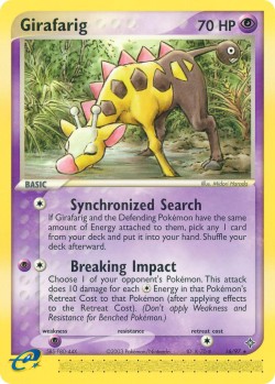 Carte Pokémon: Girafarig