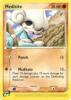 Carte Pokémon: Meditite