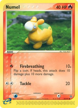 Carte Pokémon: Numel