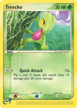 Carte Pokémon: Treecko