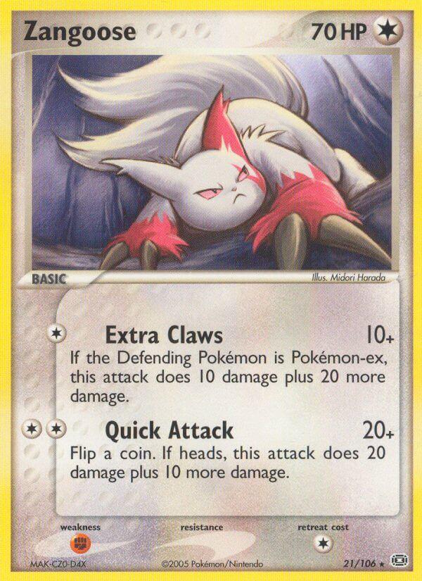 Carte Pokémon: Zangoose [Mangriff]