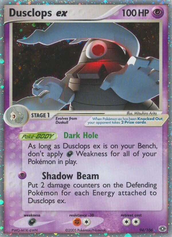 Carte Pokémon: Dusclops ex [Teraclope ex]