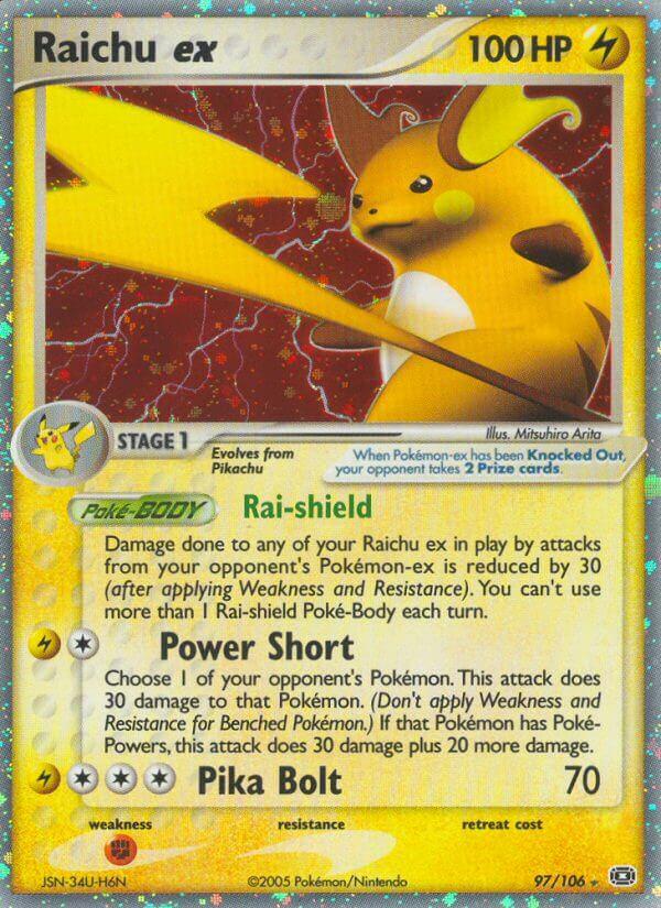 Carte Pokémon: Raichu ex [Raichu ex]