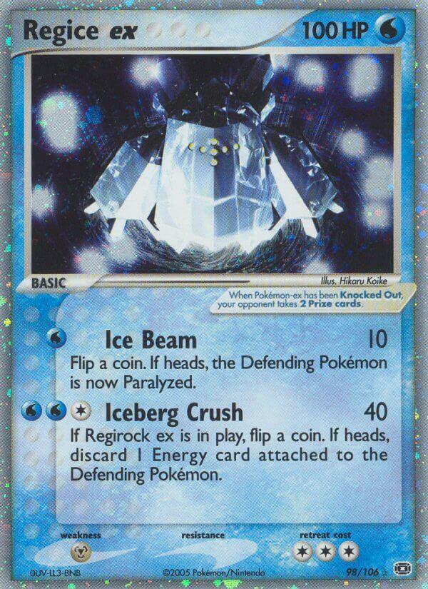 Carte Pokémon: Regice ex [Regice ex]