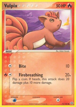 Carte Pokémon: Vulpix