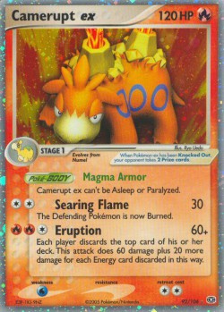 Carte Pokémon: Camerupt ex