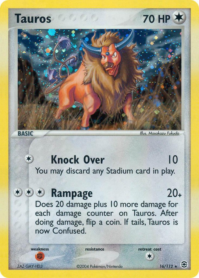 Carte Pokémon: Tauros [Tauros]