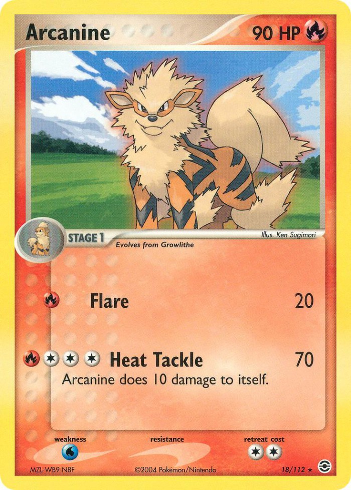 Carte Pokémon: Arcanine [Arcanin]