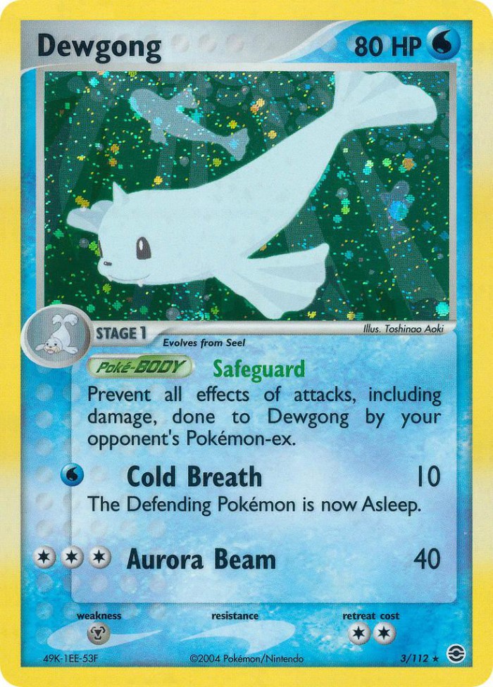 Carte Pokémon: Dewgong [Lamantine]