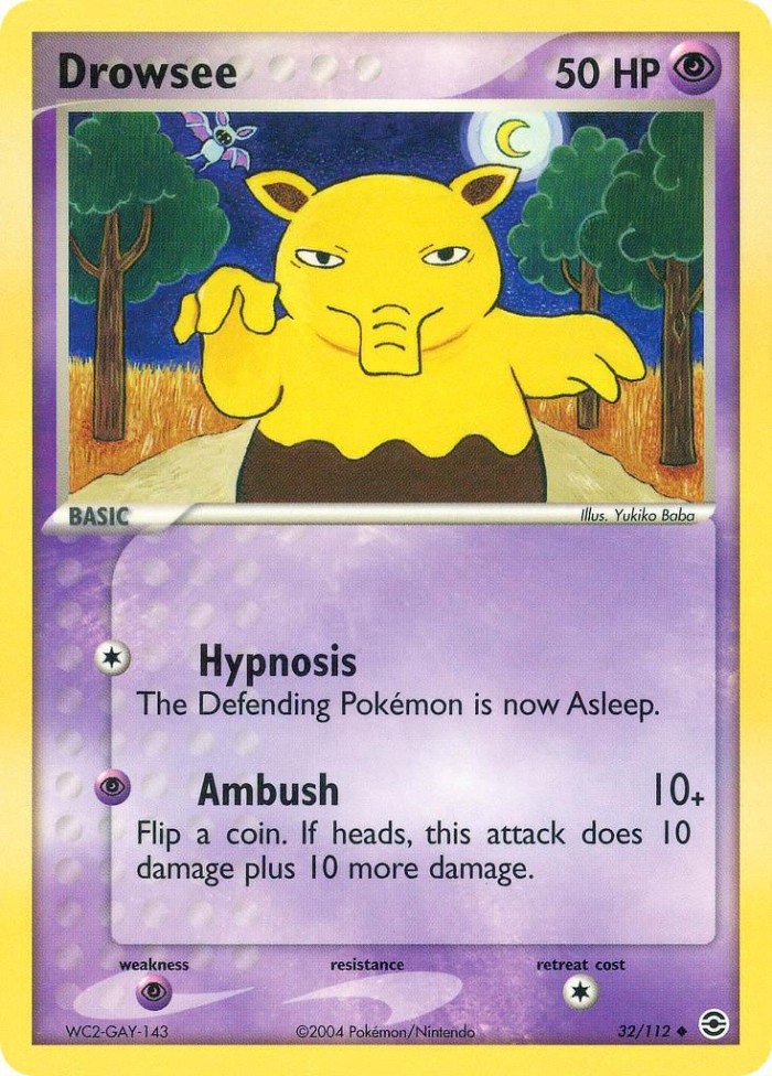 Carte Pokémon: Drowzee [Soporifik]