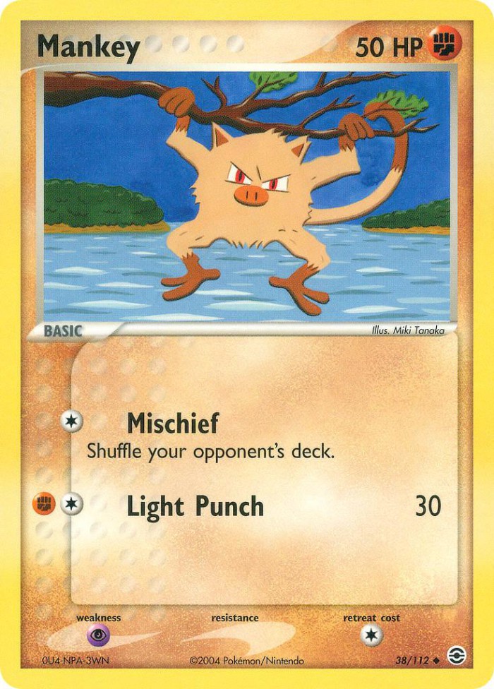 Carte Pokémon: Mankey [Férosinge]