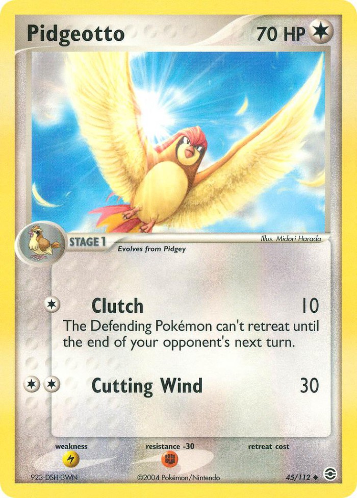 Carte Pokémon: Pidgeotto [Roucoups]