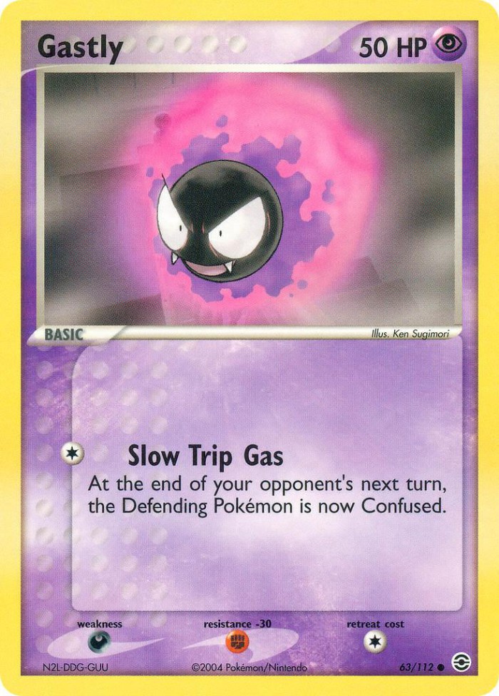 Carte Pokémon: Gastly [Fantominus]