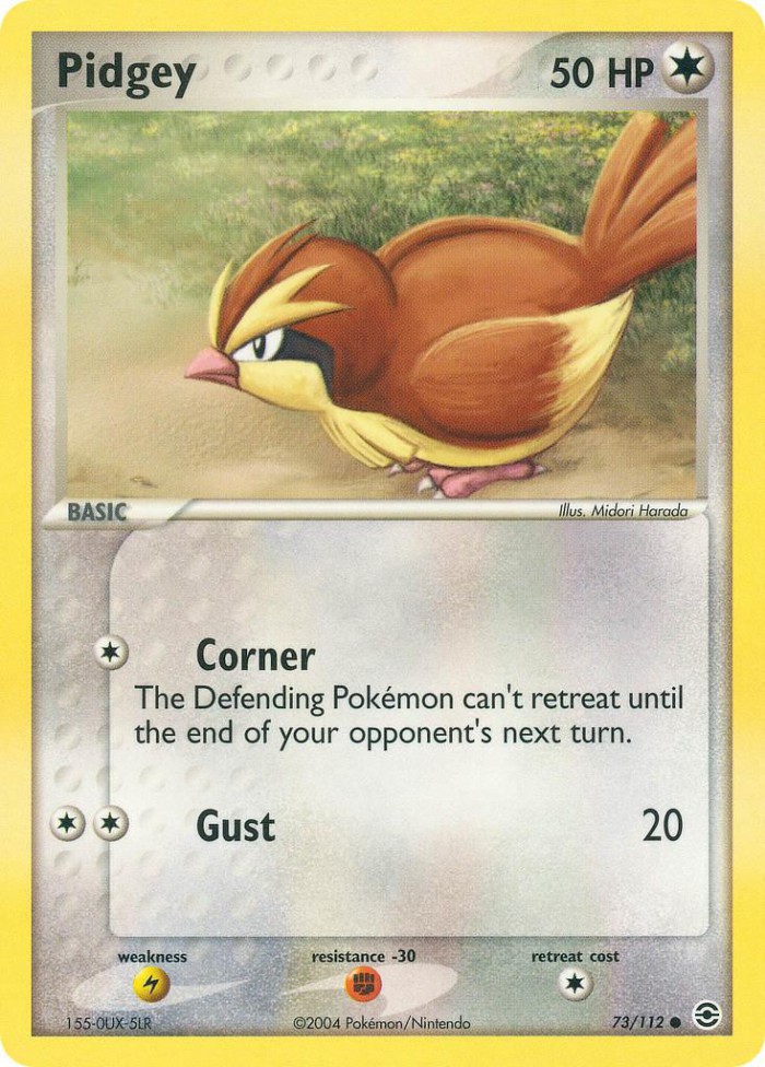 Carte Pokémon: Pidgey [Roucool]