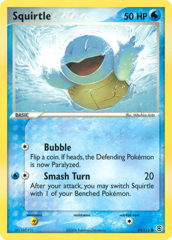 Carte Pokémon: Squirtle [Carapuce]