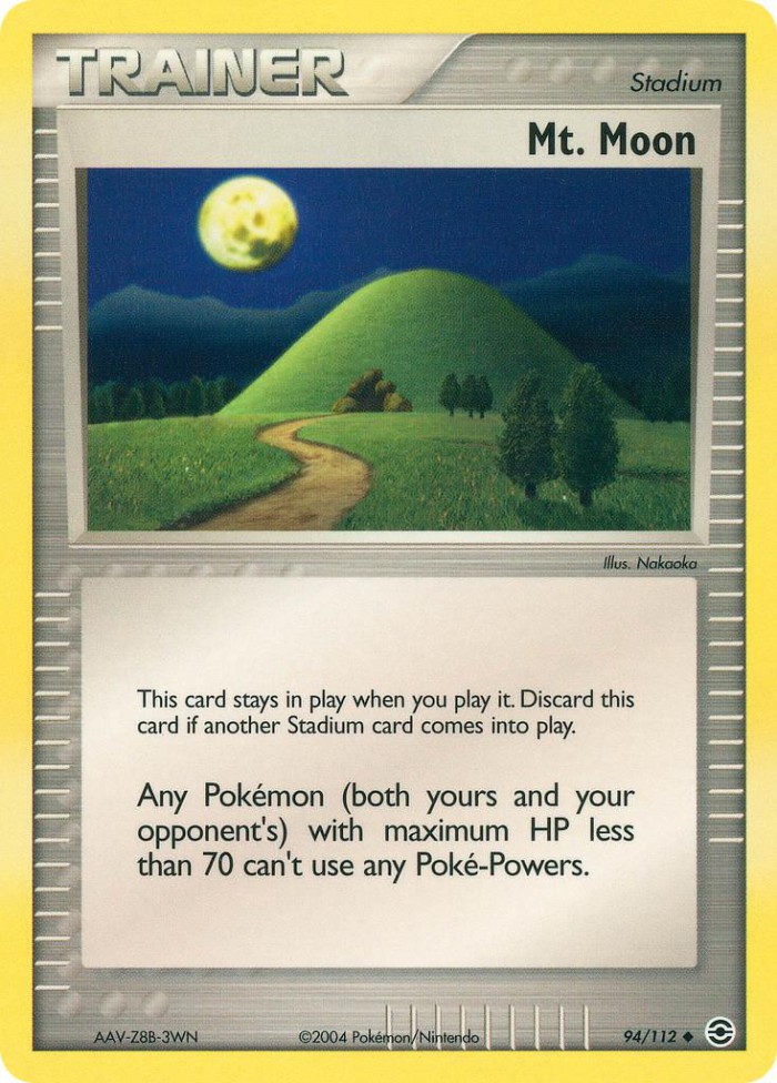 Carte Pokémon: Mt. Moon [Mont Selenite]