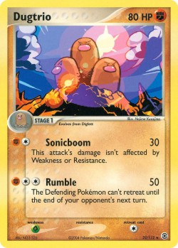 Carte Pokémon: Dugtrio