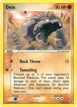 Carte Pokémon: Onix