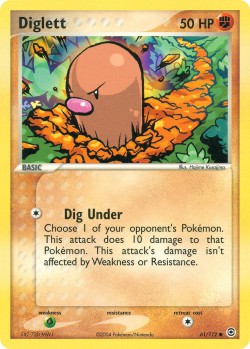 Carte Pokémon: Diglett