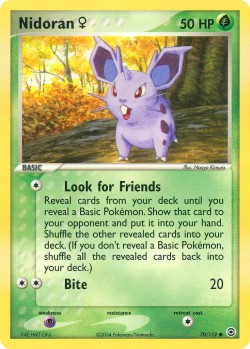 Carte Pokémon: Nidoran♀