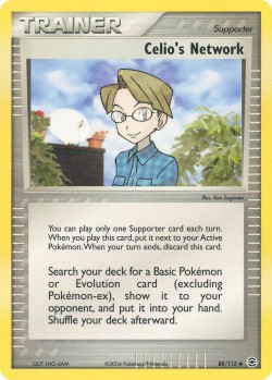 Carte Pokémon: Celio's Network