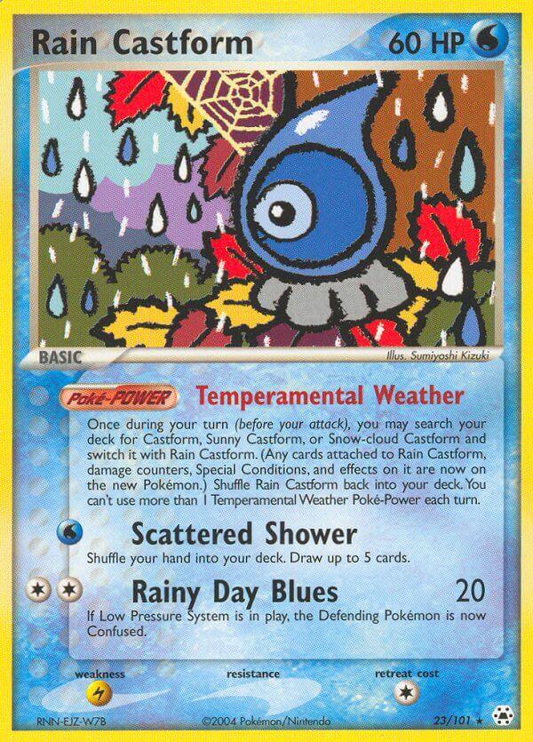 Carte Pokémon: Rain Castform [Morpheo Pluie]