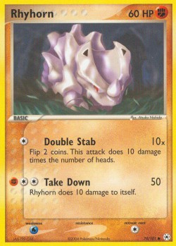 Carte Pokémon: Rhyhorn