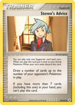 Carte Pokémon: Steven's Advice