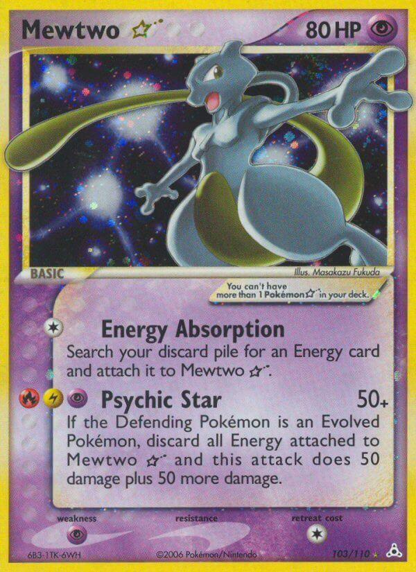 Carte Pokémon: Mewtwo star [Mewtwo star]