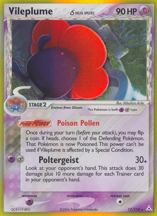 Carte Pokémon: Vileplume δ [Rafflesia δ]