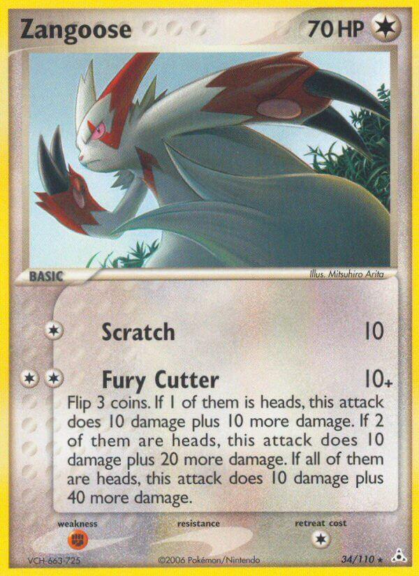 Carte Pokémon: Zangoose [Mangriff]