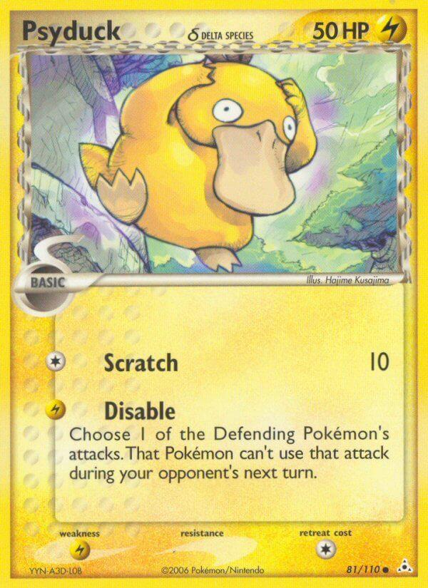 Carte Pokémon: Psyduck δ [Psykokwak δ]