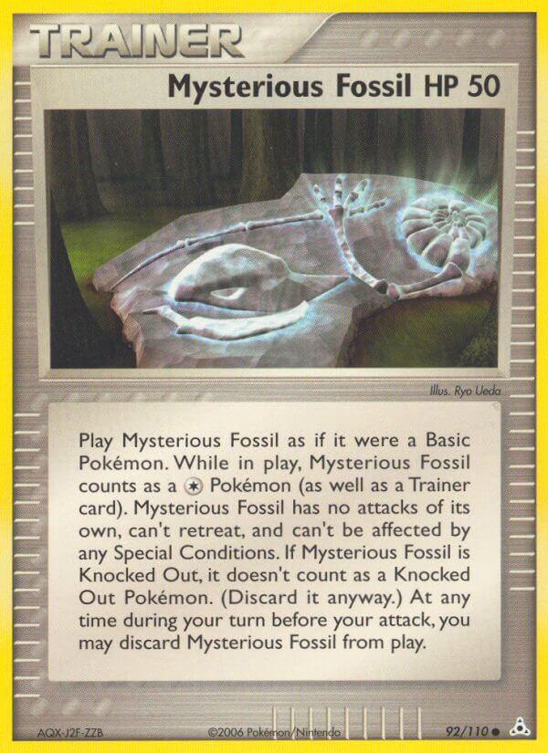 Carte Pokémon: Mysterious Fossil [Mystérieux fossile]