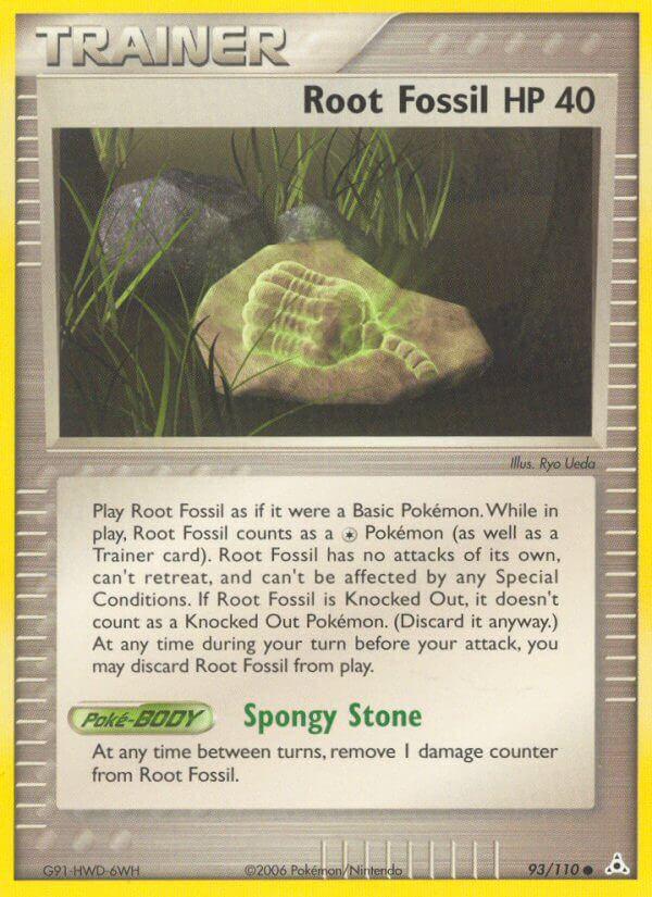 Carte Pokémon: Root Fossil [Fossile racine]