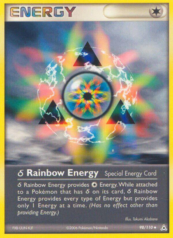 Carte Pokémon: δ Rainbow Energy [Énergie Multicolore δ]