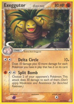 Carte Pokémon: Exeggutor δ