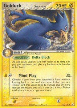 Carte Pokémon: Golduck δ