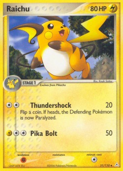 Carte Pokémon: Raichu