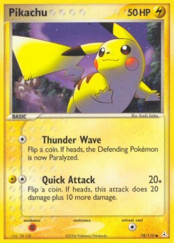 Carte Pokémon: Pikachu