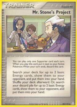 Carte Pokémon: Mr. Stone's Project