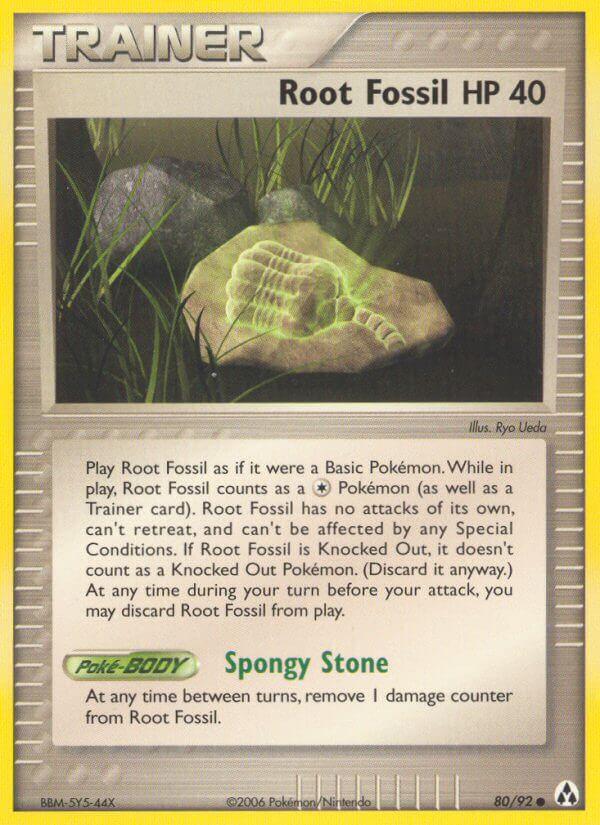 Carte Pokémon: Root Fossil [Fossile racine]