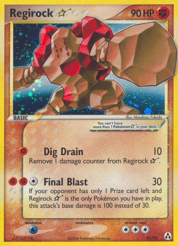 Carte Pokémon: Regirock star [Regirock star]