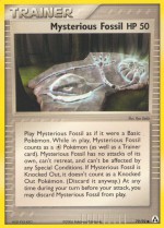 Carte Pokémon: Mystérieux Fossile