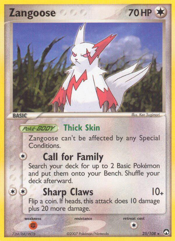 Carte Pokémon: Zangoose [Mangriff]